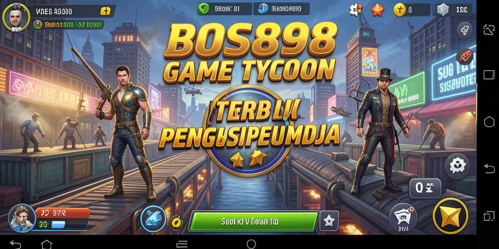 Screenshots gameplay yang menunjukkan keseruan dalam mengelola bisnis.