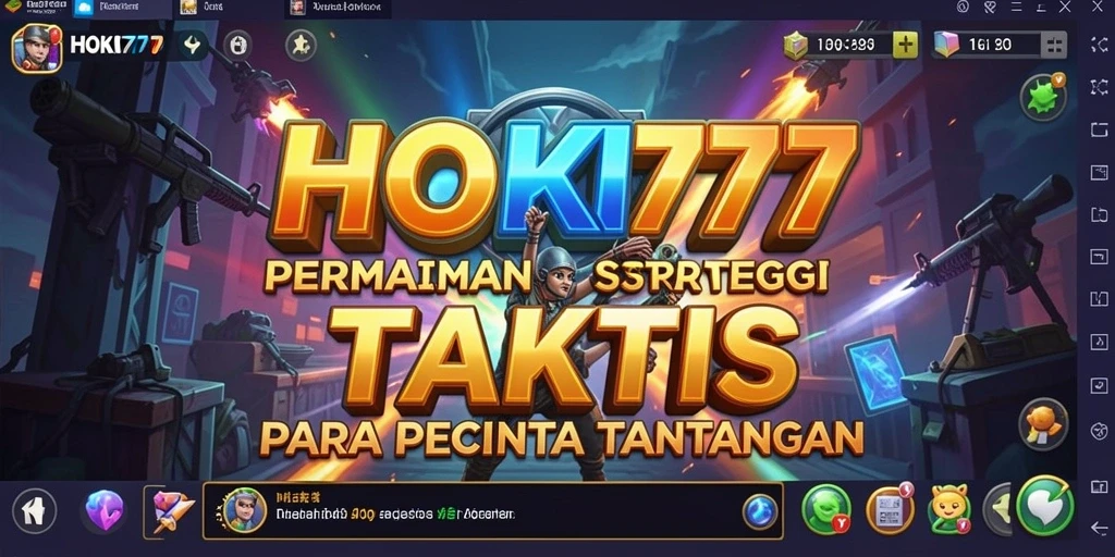 Screenshot utama HOKI777 yang menunjukkan aksi strategi seru.
