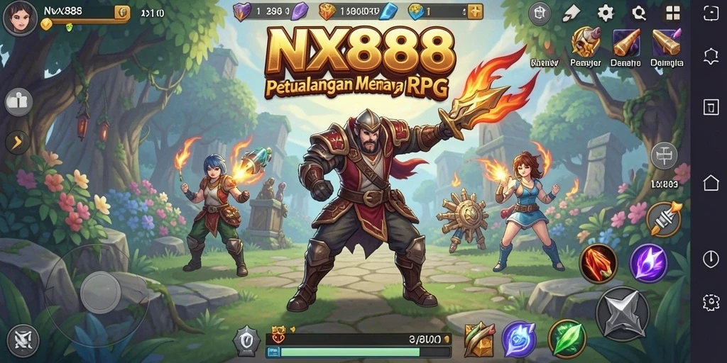 Gameplay seru di dunia fantasi NX888 yang menantang.