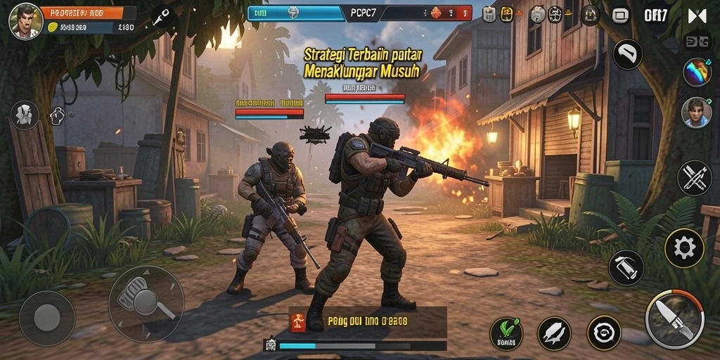 Screenshot utama PCPC7 menampilkan momen strategis dalam gameplay yang mendebarkan.