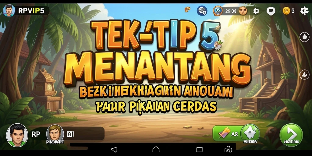 Tampilan gameplay RPVIP5 dengan berbagai teka-teki menarik.