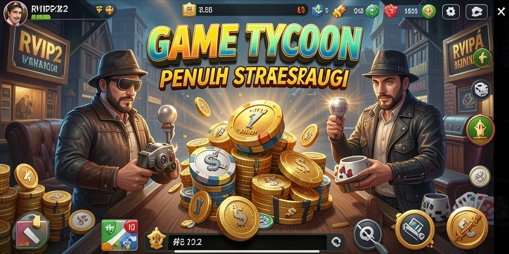 Tangkapan layar gameplay yang menarik di RVIP2 menunjukkan dinamika bisnis yang seru.