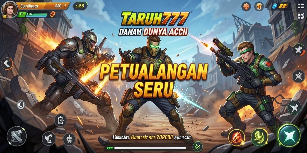 Screenshot TARUH777 menampilkan aksi seru dalam permainan.