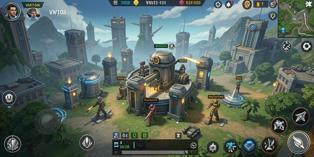 Tampilan gameplay mendebarkan di VW108 dengan taktik yang memukau.